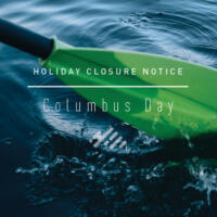 Columbus day branch closure